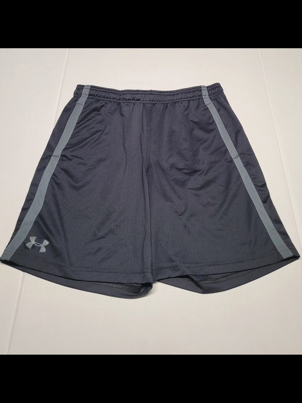 Under Armour Men’s Athletic Shorts - Dark Gray with Light Gray Trim